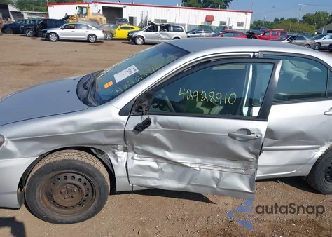 2008 Toyota Corolla Le z USA, uszkodzony, nr VIN 2T1BR32E98C935690